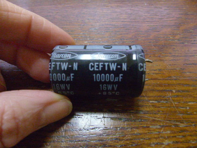 Marcon CEFTW1C103N Qty of 4 per Lot 10000uf 16v Snap-In 40x25mm 85 deg. Marc