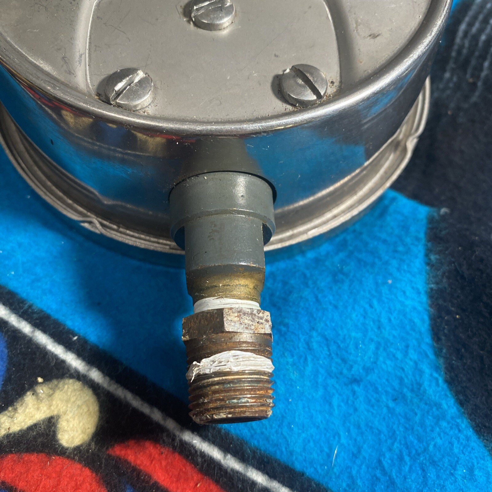 ASHCROFT 600 DURAGAUGE 4 1/2″ Used Vintage Bronze Tube