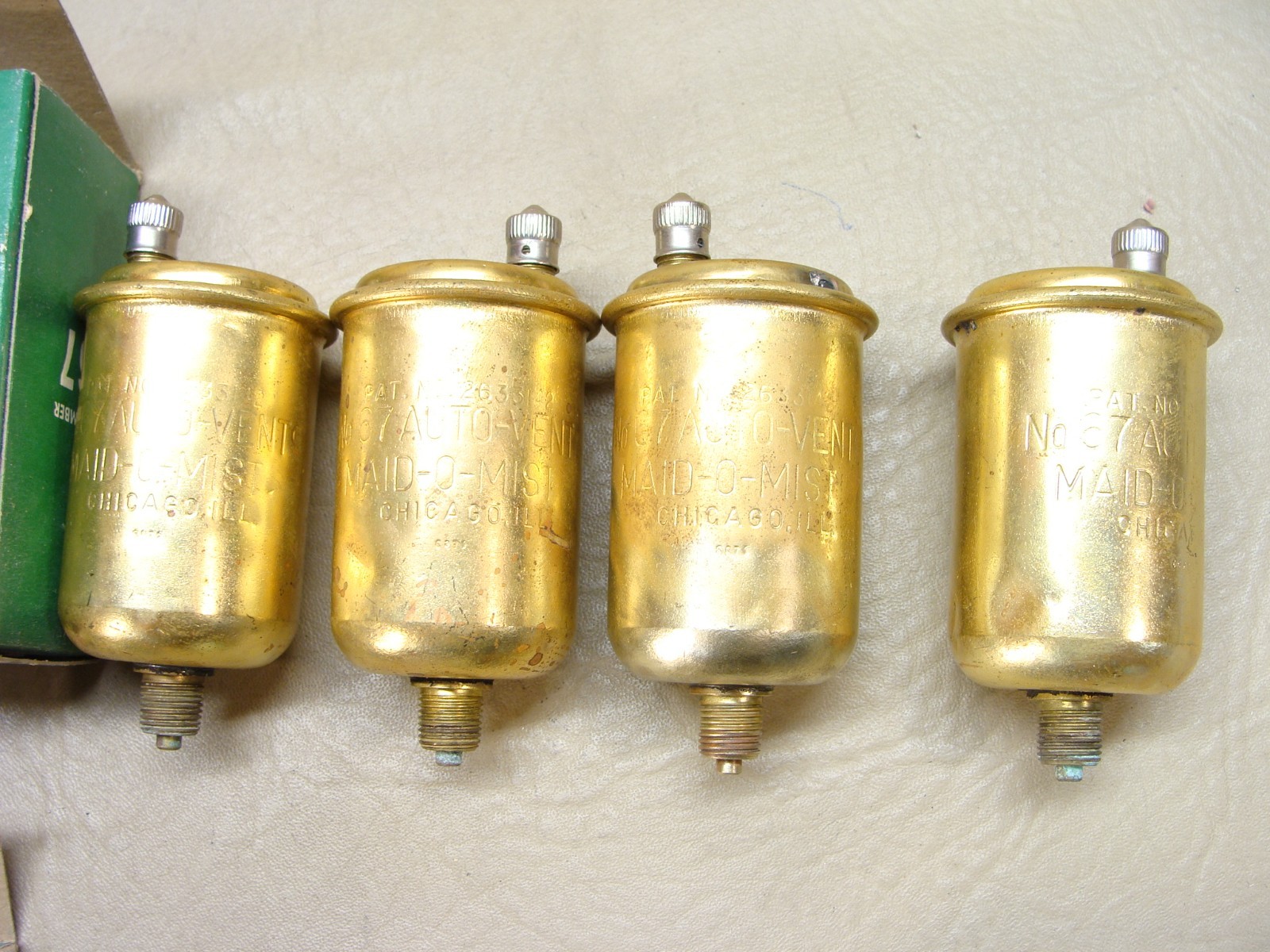 NEW vintage lot of 4 Maid-O-Mist No 67 auto-vent air eliminator