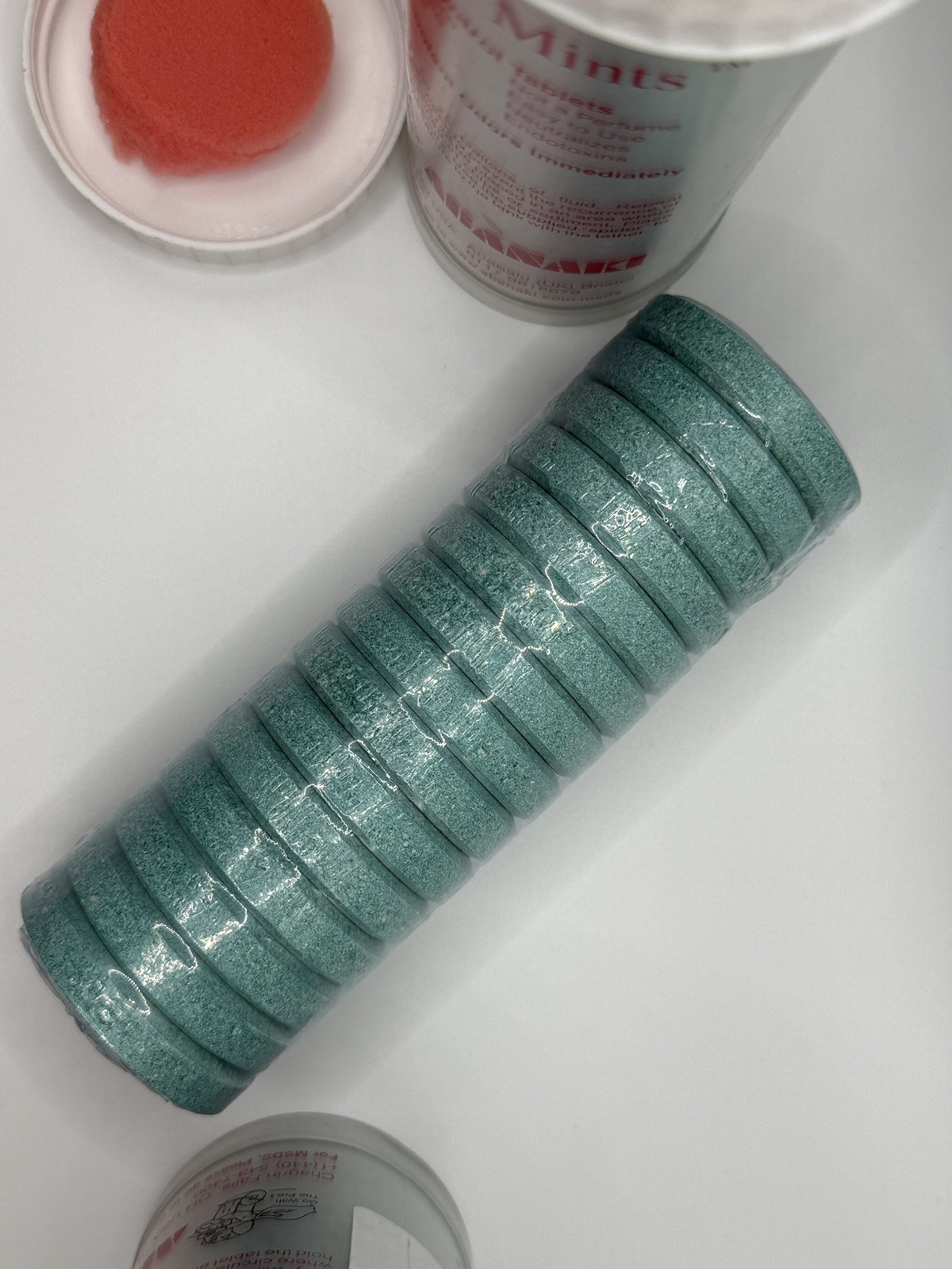 Abanaki Coolant Mints Odor Control Tablets for machine tool coolant sump pumps