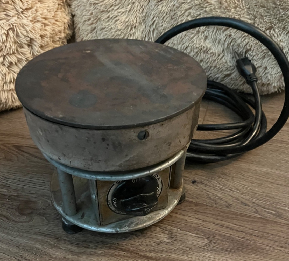 Vintage Edwin L. Wiegand Co CHROMALOX ROPH-61 Electrical Hot Plate