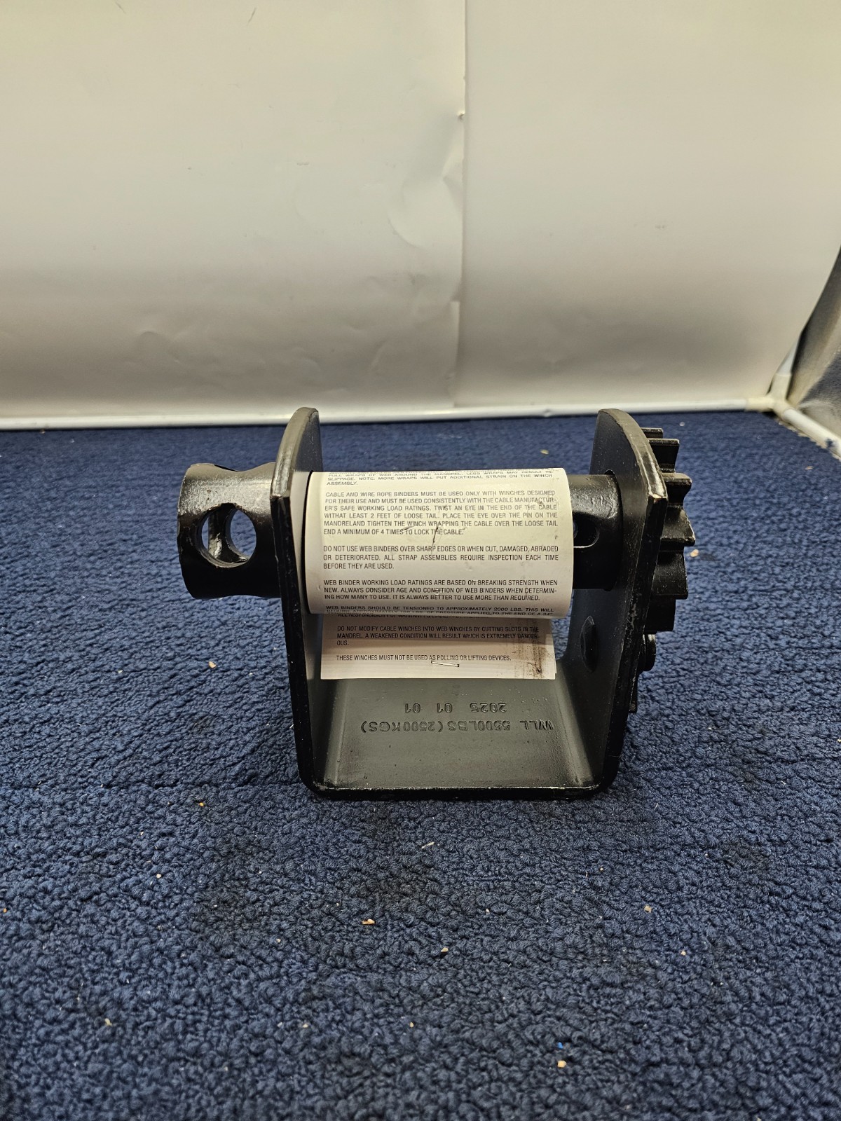 Buyers Products 1903005 Weld-On Trailer Winch, Right Handed, WLL 5,500, Steel