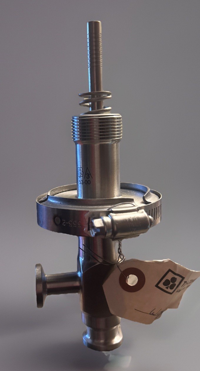 TRI CLOVER RELIEF VALVE 650-10M-20-1/2-C-Y-316L Valve. NEW! FREE SHIPPING! 6A