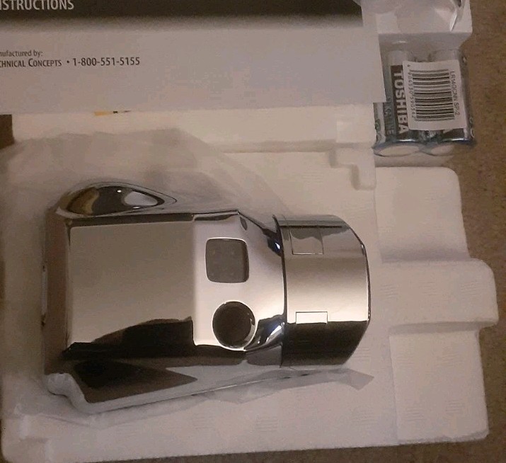 Technical Concepts TC AutoFlush W/Courtesy Flush Chrome #401805A