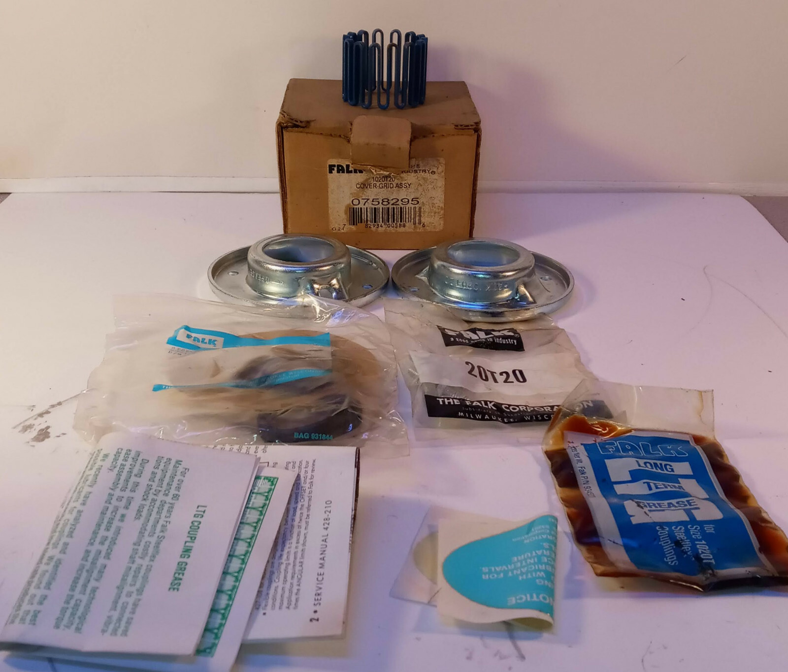 1 NEW FALK 0758295 1020T20 COVER GRID ASSEMBLY NIB ***MAKE OFFER***