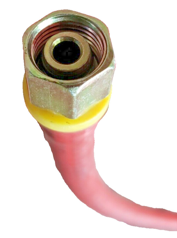 (3) PARKER PUSH-LOK 801-6WP 1.7 MPA, 3/8″ x 17″ Hose Assembly FEMALE JIC 250PSI