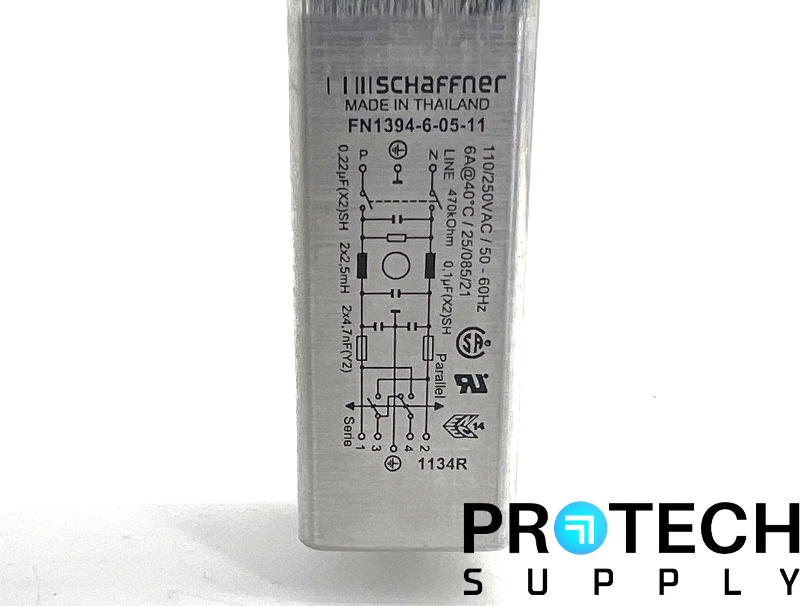 Schaffner FN1394-6-05-11 Power Entry Connector Receptacle with WARRANTY
