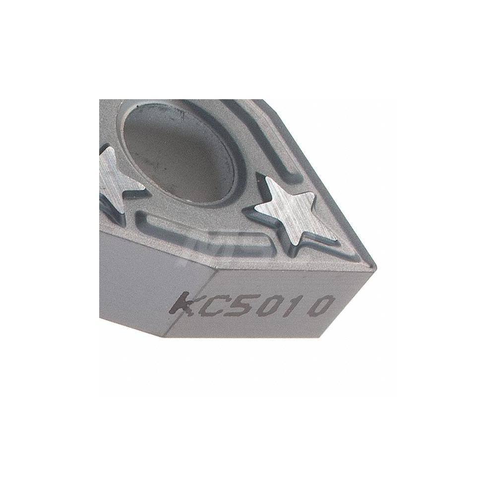 Kennametal 1871320 WNGG431LF KC5010 Neutral Carbide Turning Insert, TiAlN Finish