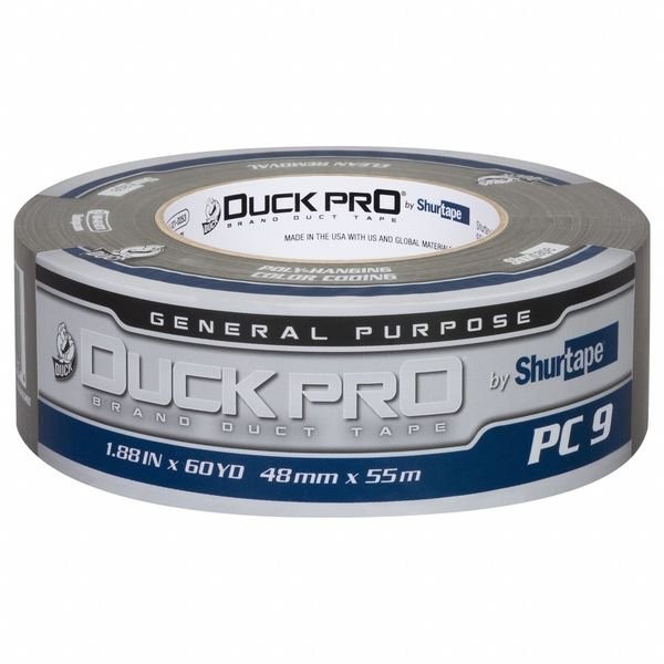 Shurtape DuctTape, Olive, 60-1/8ydL, 1-7