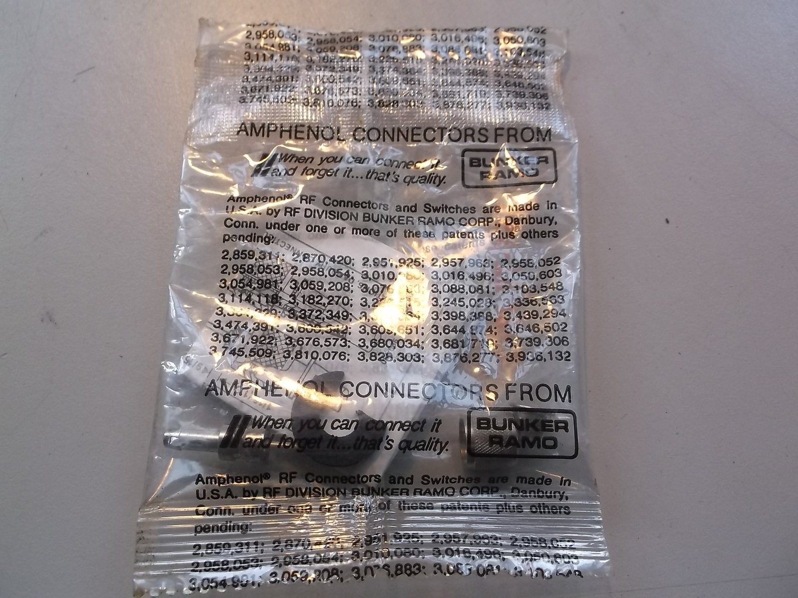 NEW Amphenol 554-78/387 Connector *FREE SHIPPING*