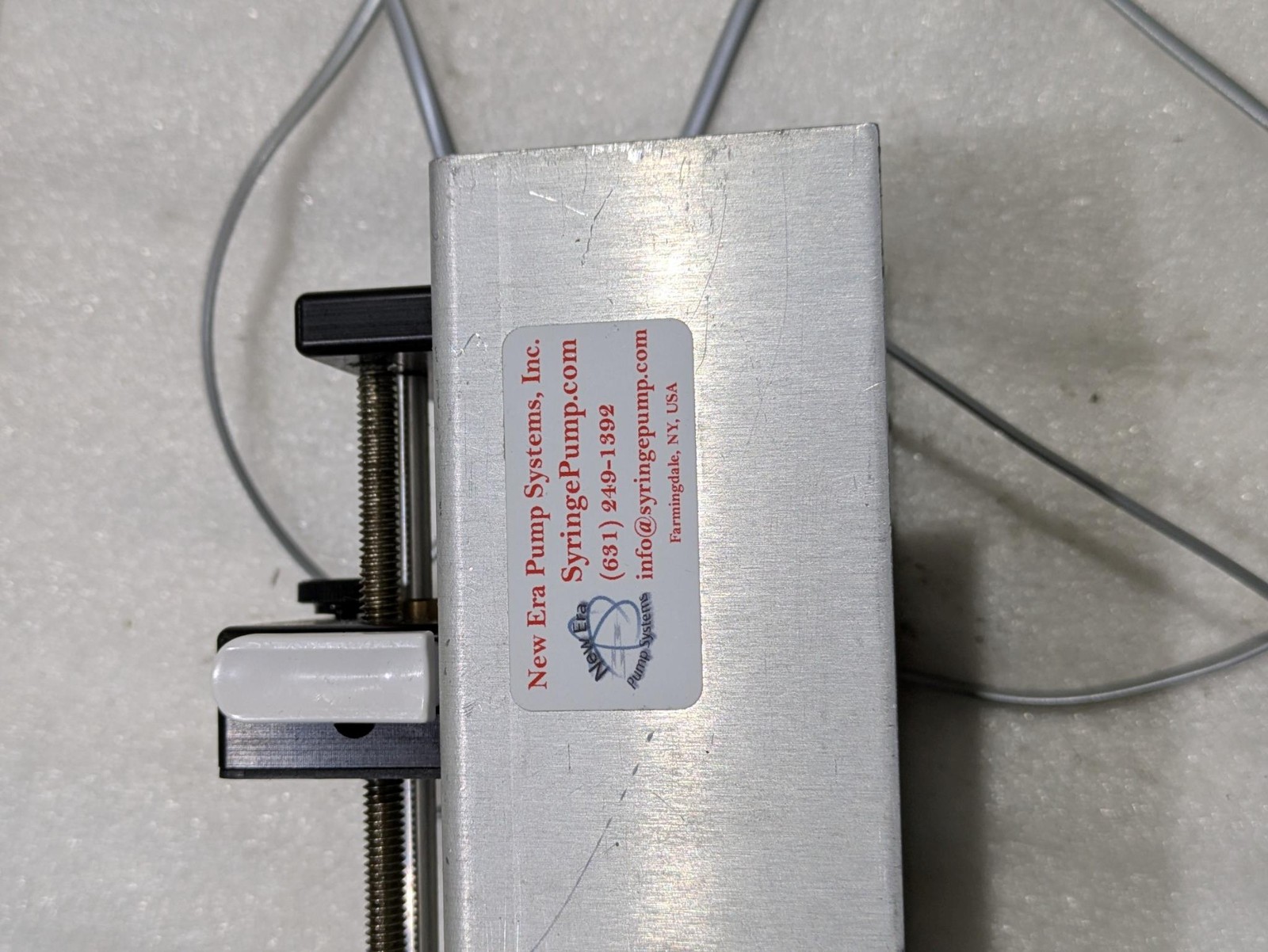 NEW ERA PUMP SYSTEMS NE-501X2 12VDC 0.75AMPS CBL-PC-PUMP RS-232 PUMP NETWORK