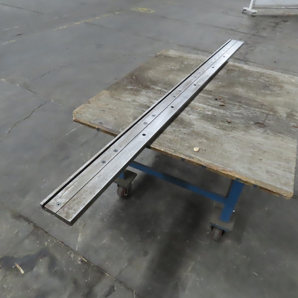 Press Brake Lower Die Holder 84-3/8″ L x 5″ W 5/8″ T-Slot