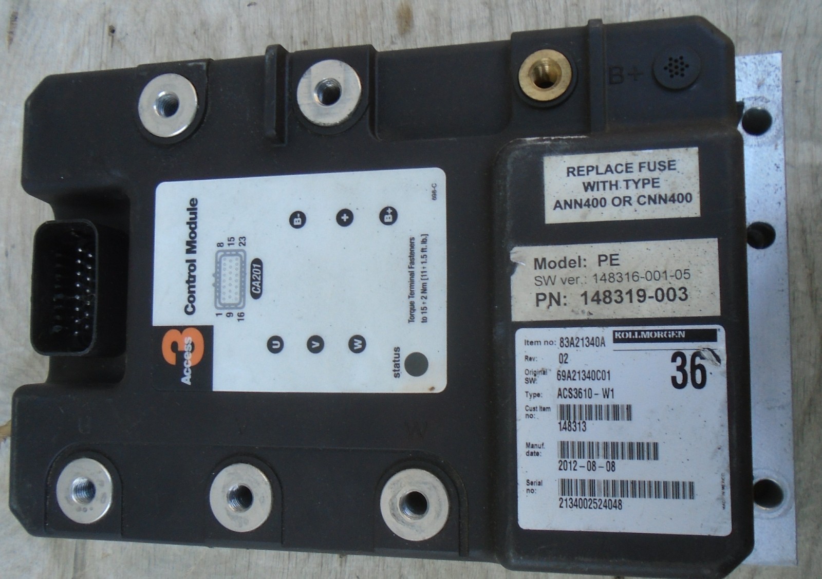 USSP Crown Access 3 Control Module PE 148319-003 83A21340A ACS3610-W1 Qty