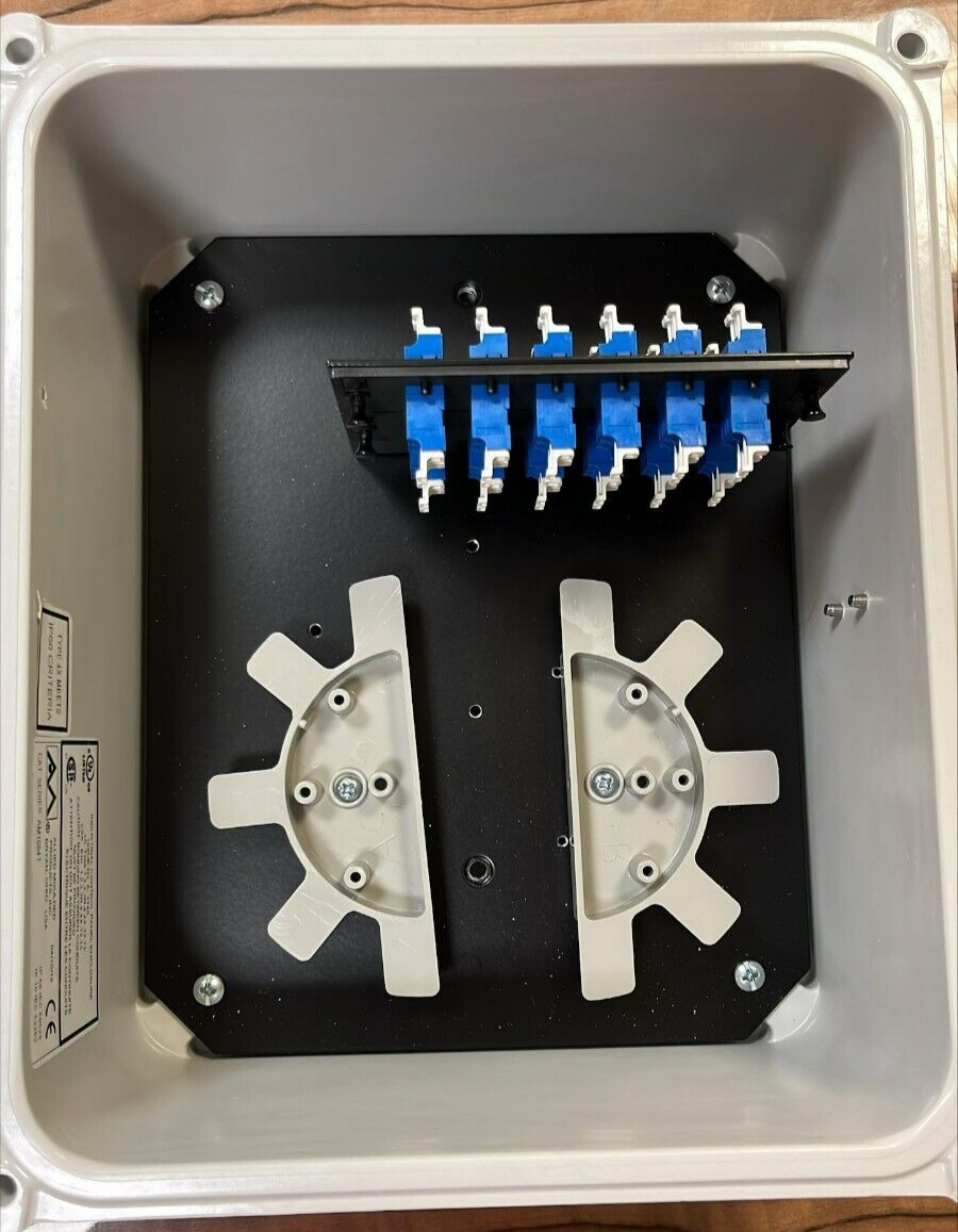 Optical Cable Corp., # OCO12NX , Outdoor Enclosure, Wallmount, 12-PORT, NEMA4X