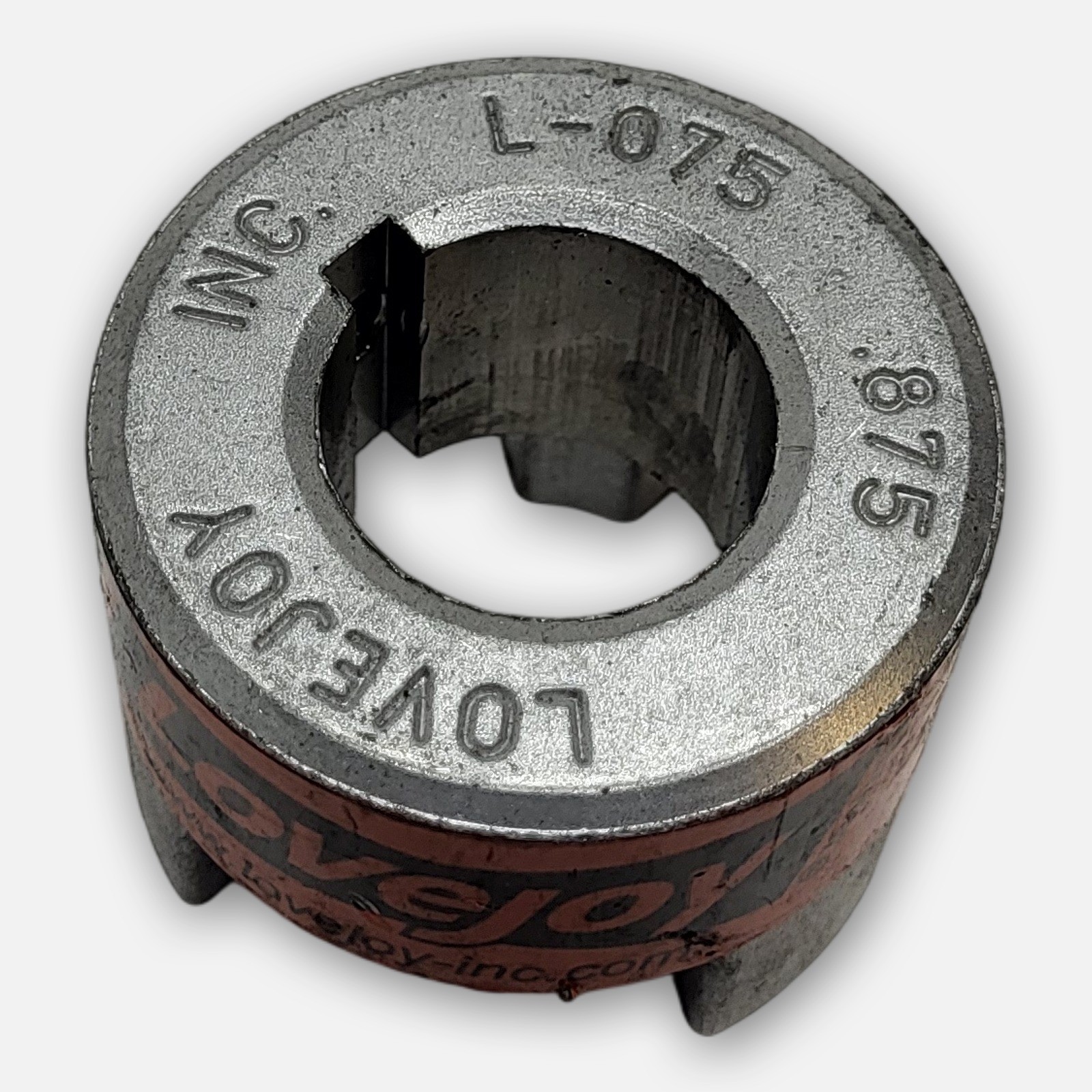 LOT OF 2 LOVEJOY L-075 JAW COUPLING HUB 7/8″ .875