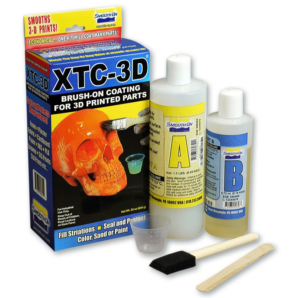 SmoothOn XTC3D™ 20 3D Print Coating, 24 oz BrushOn Coating for 3D Printed