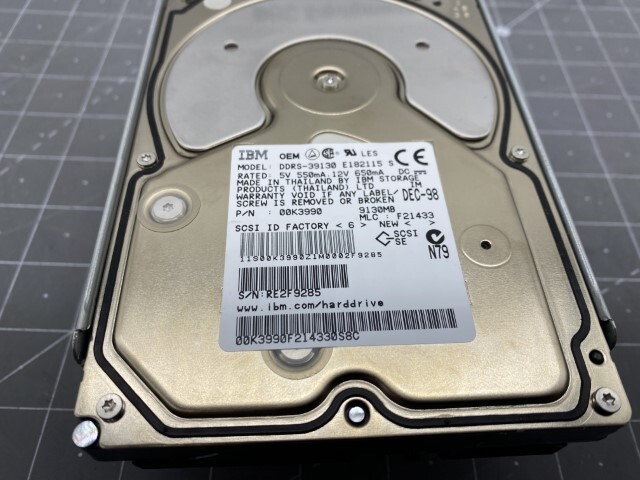 IBM DDRS-39130 Driver PN: 00K3990