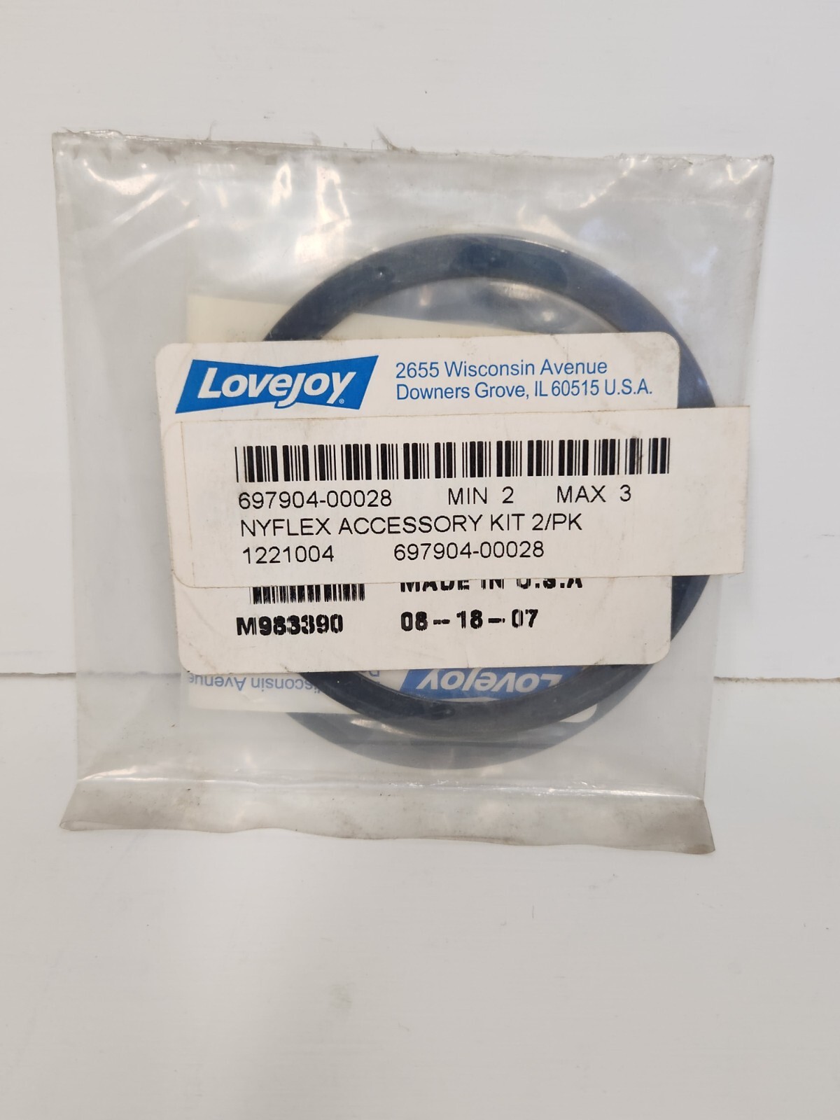 NEW OLD STOCK! LOVEJOY NYFLEX ACCESSORY KIT 697904-00028