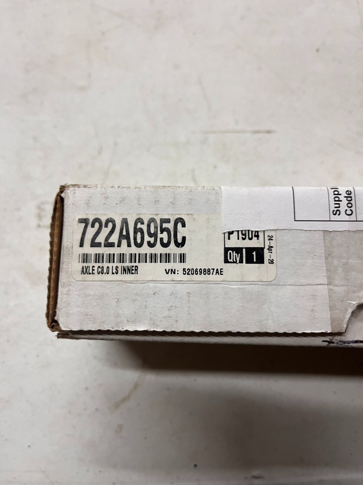 722A695C P1904 Axle C8.0 LS Inner Axle Shaft for 2000-2011 Dodge Durango ^