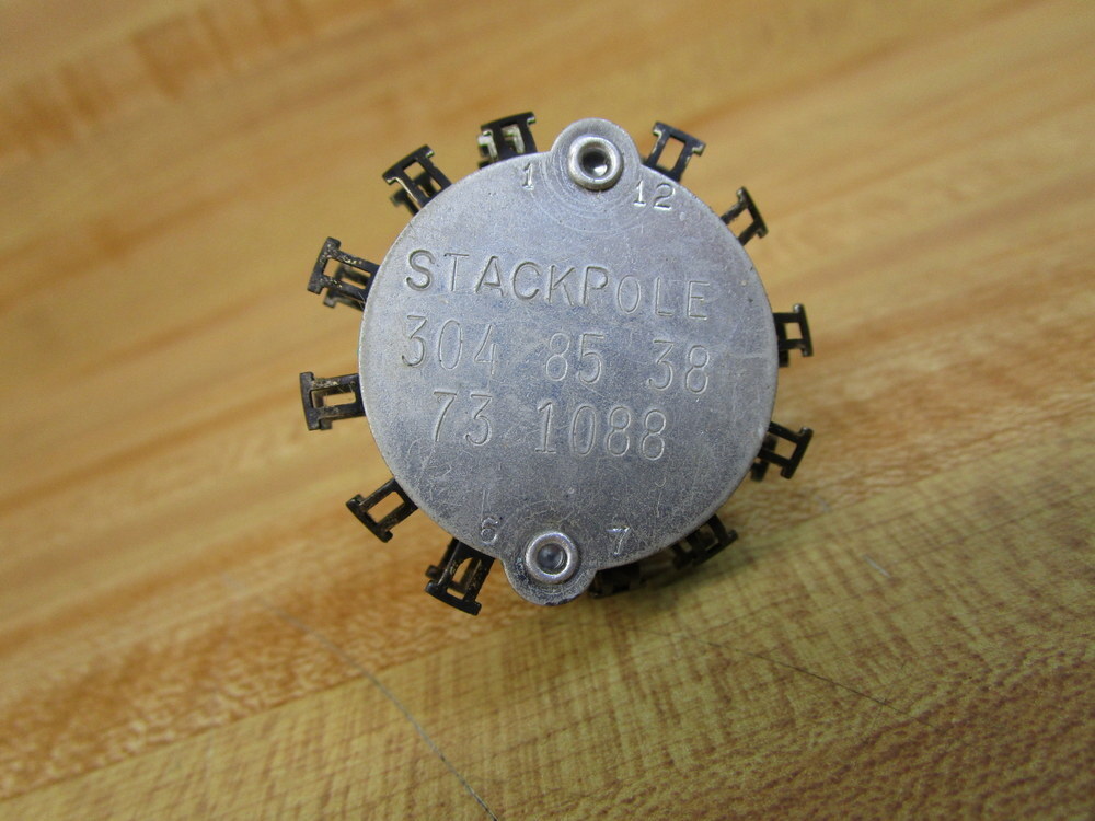 Stackpole 304 85 38 Rotary Switch 73 1088 (Pack of 2)