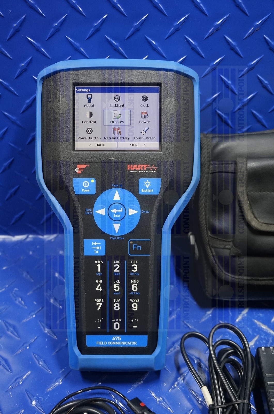 EMERSON ROSEMOUNT 475 HART COMMUNICATOR COMPLETE WITH CHARGER ID86895