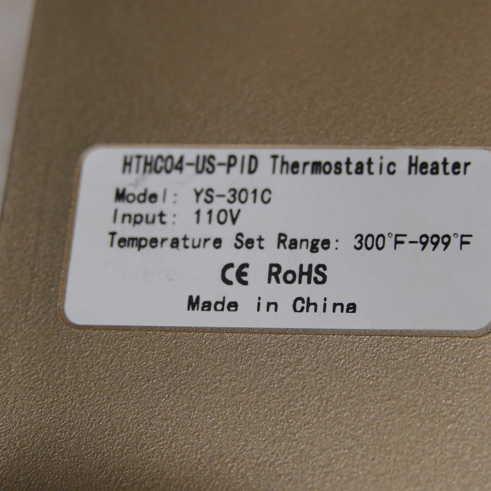 Digital Temperature Controller with Accessories ~ Golden 110V (Parts or Fix)