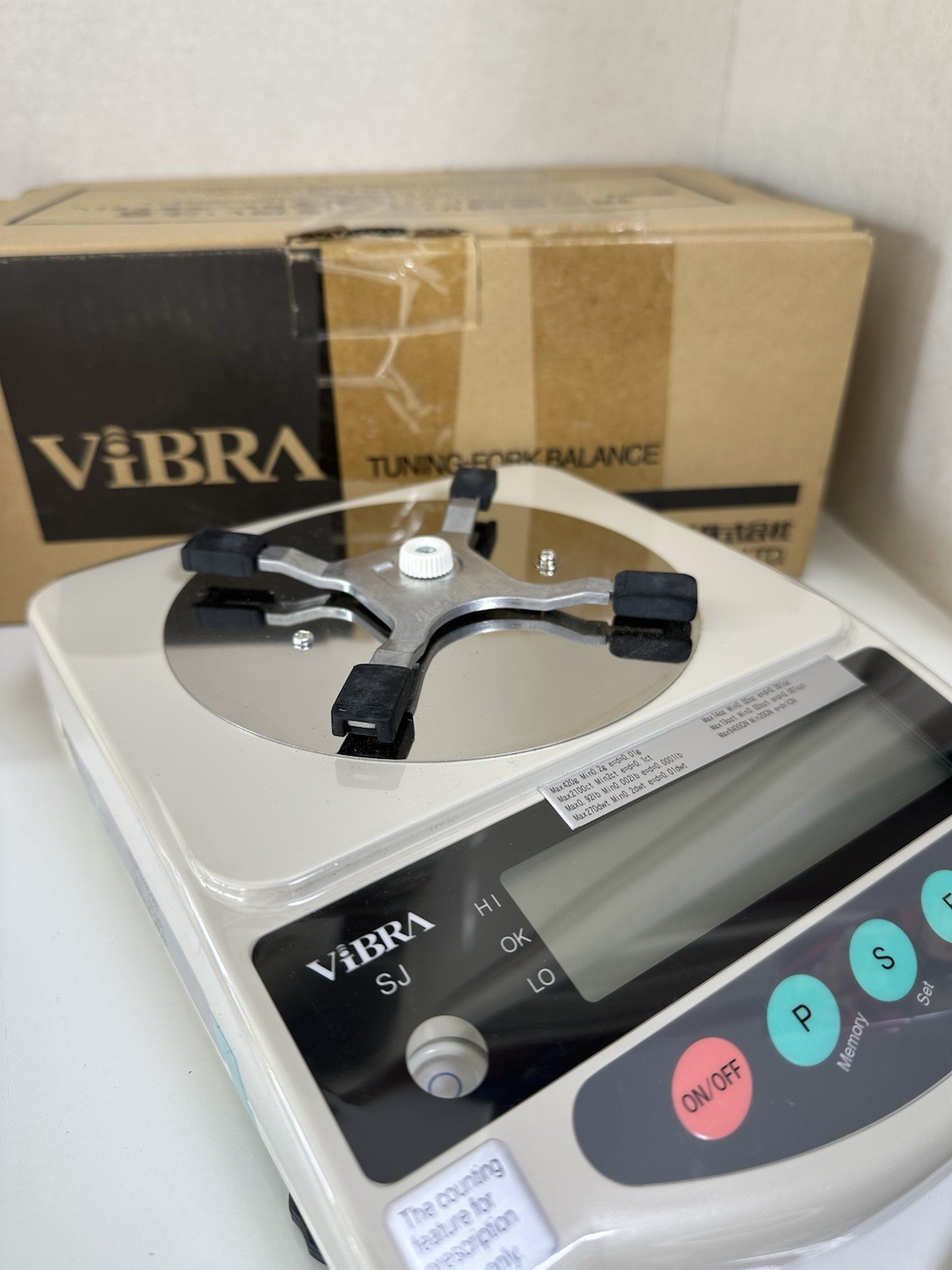 NEW Shinko Denshi Vibra SJ-420NT Turning-Fork Precision Balance