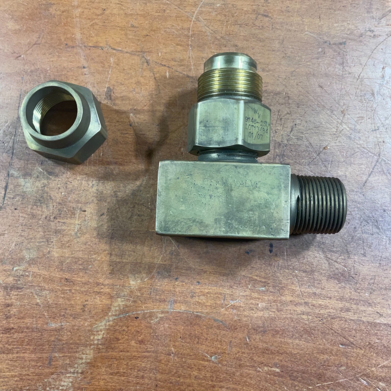 Western Valve Co. 9161-1 Large Tube Relief Device 1” NGT Inlet x 3/4” NGT Outlet