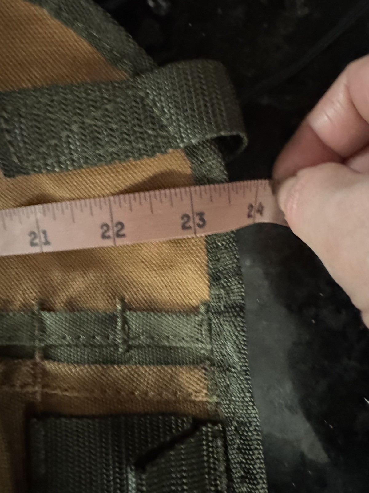 Bucket Boss Waist Apron 16 Pocket, Brown/Green, Canvas 23” length, 24”across