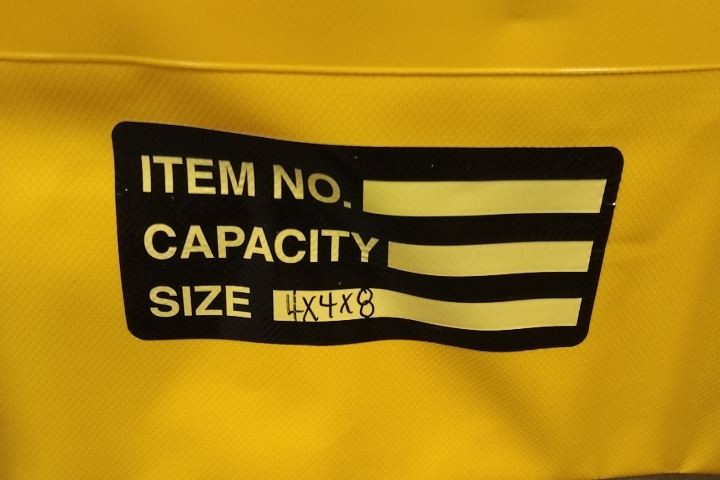 Brady SPC Absorbents SB-SL44 4 Ft W 4 Ft L Collapsible Wall Containment Berm