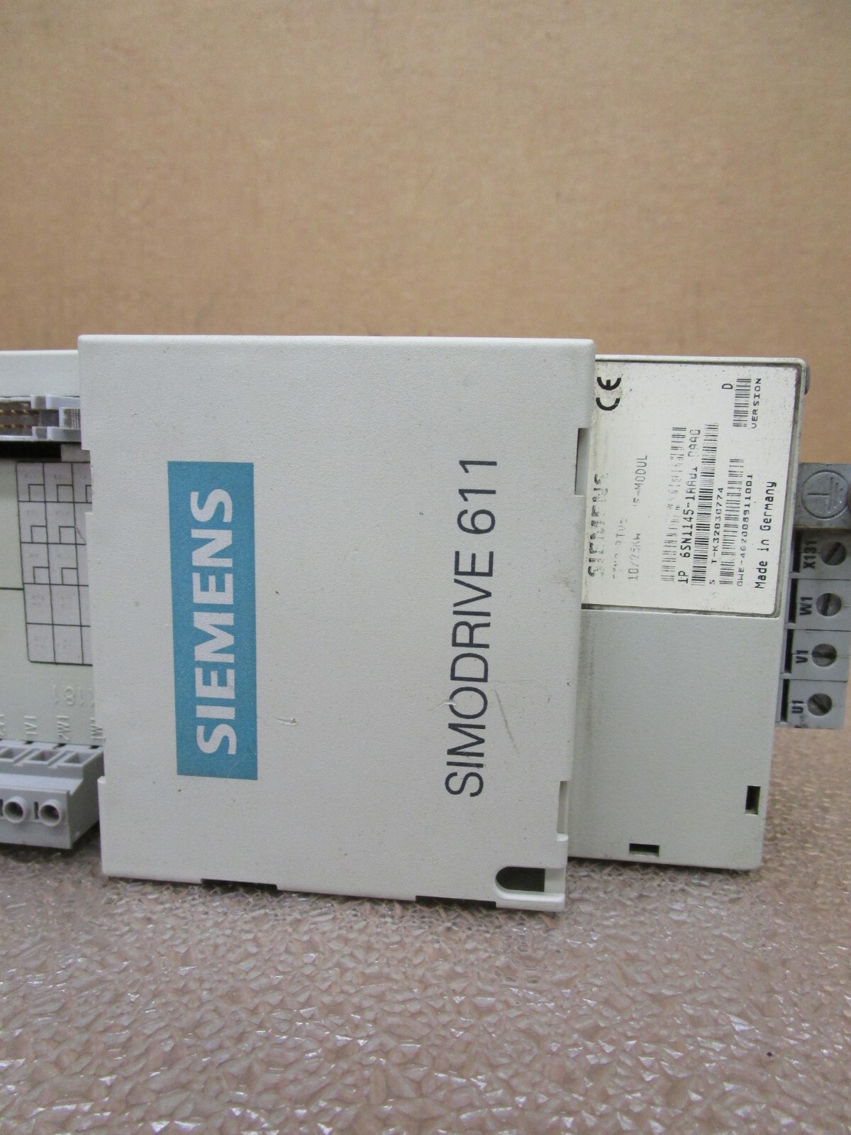 Siemens 10/25 KW U/E-MODUL 6SN1145-1AA1-0AA0 SIMODRIVE Parts Only 51811HM