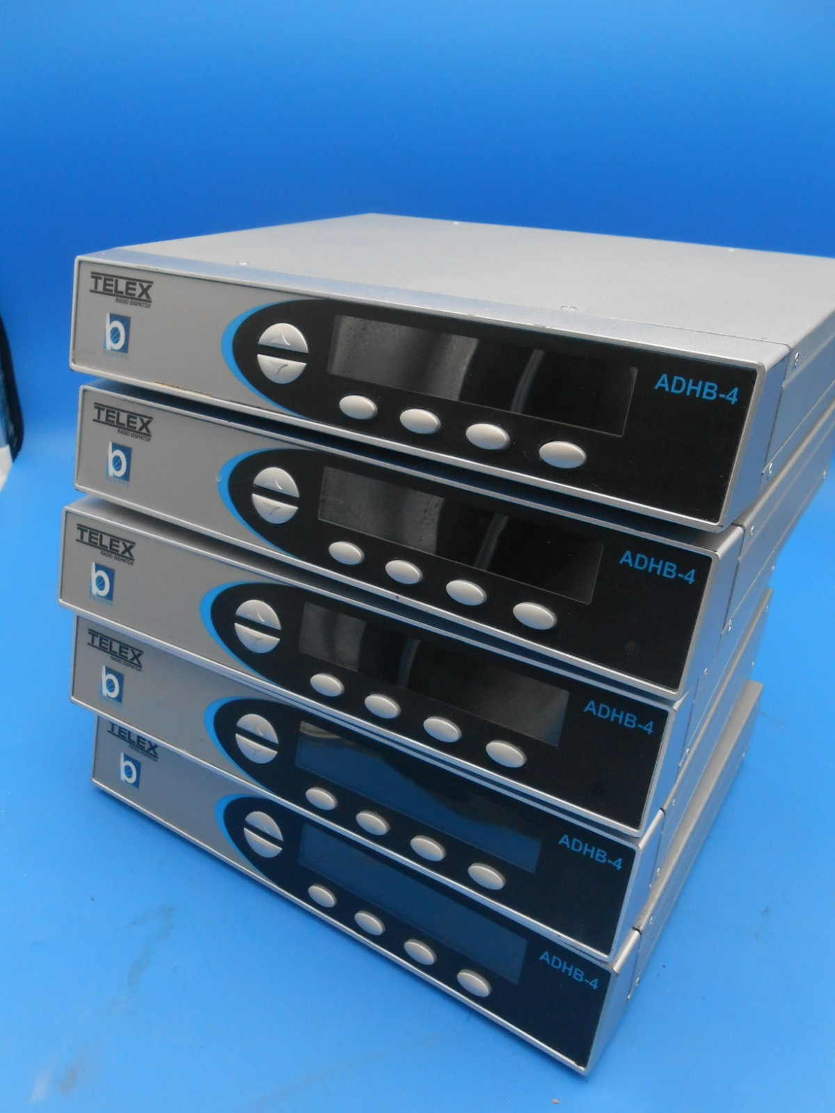 LOT OF 5 Telex ADHB-4 Advanced Digital Headset Box No power supply