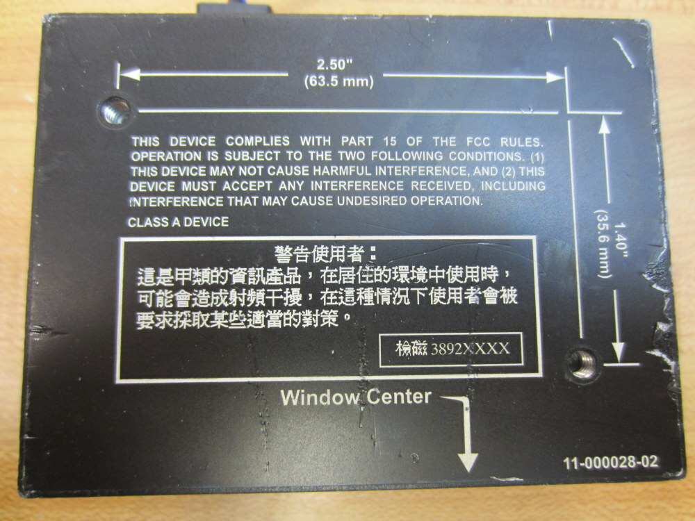 Microscan MS-820 Bar Code Scanner MS820 FIS-0820-0004