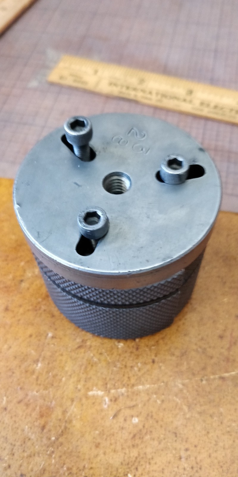 Collett / Wedge 2-3/8″ ID mount for Pneumatic Beveler or flange facer H&S Tool