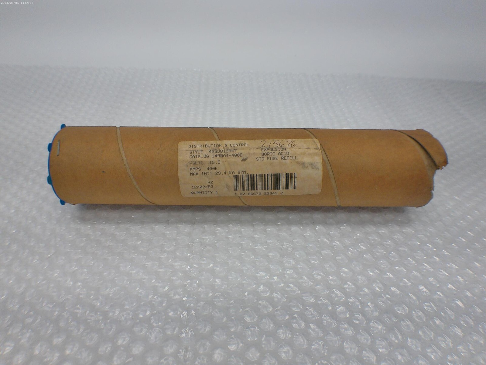 DISTRIBUTION & CONTROL 423D815A47 14RBA4-400E REFILL UNIT NSMP
