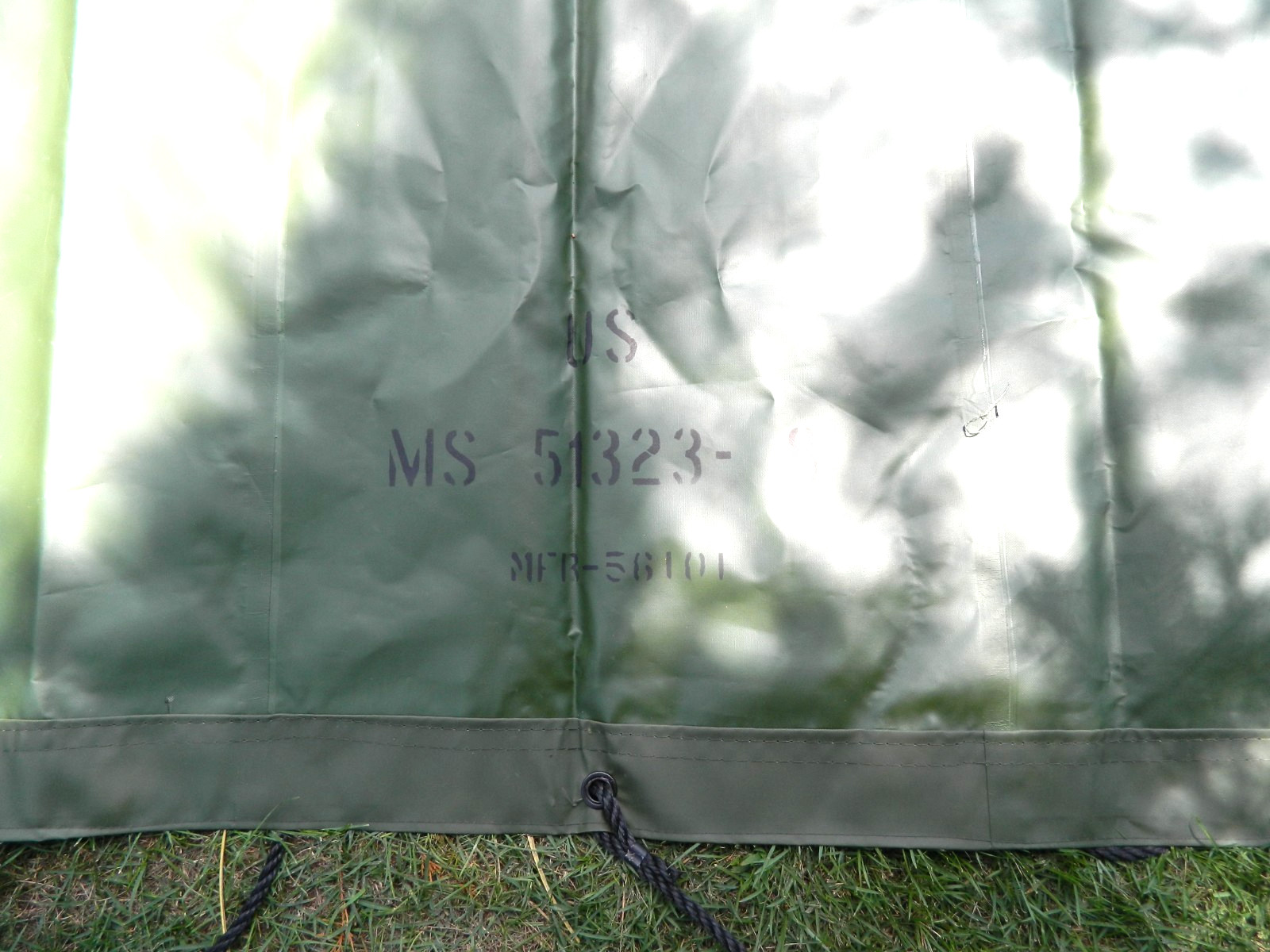 TARPAULIN MILITARY COVER EXTREME DUTY APPROX. 14FT X11FT