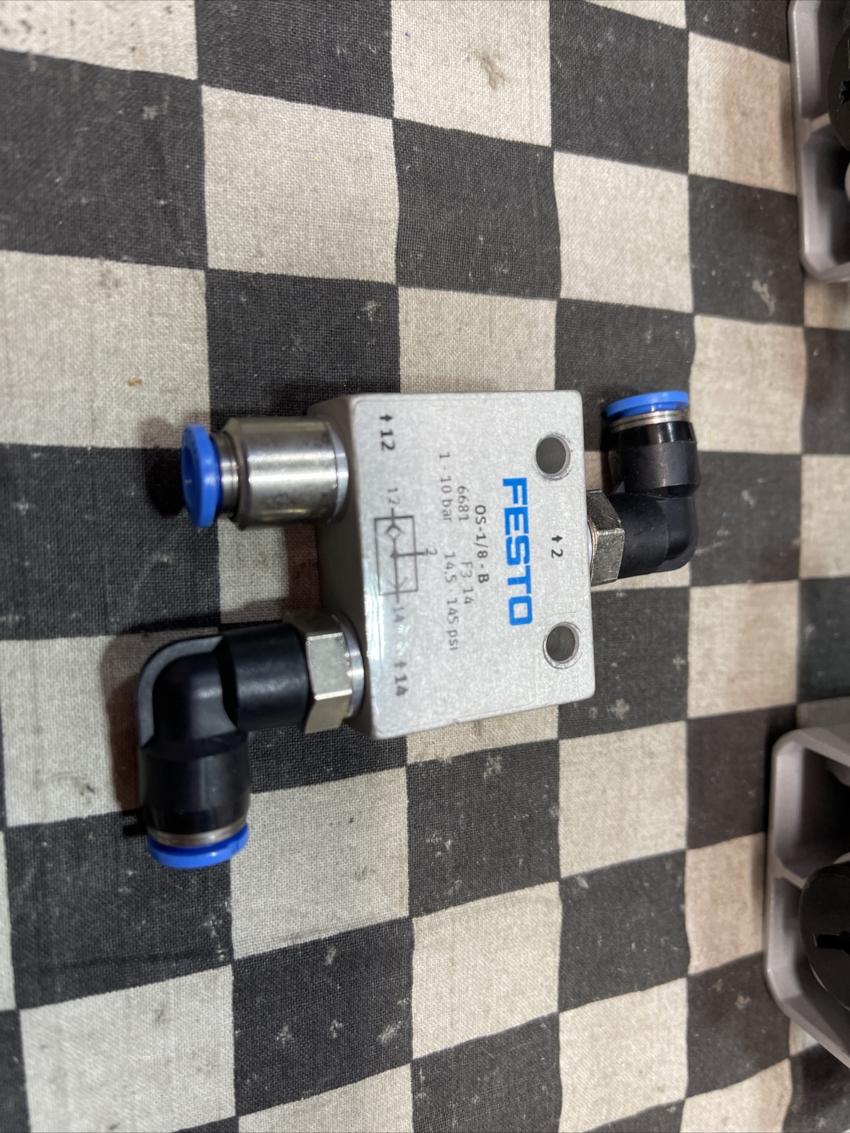 FESTO Regulator OS-1/8-B, LRP-1/4-0,7, 6681, 159500 LOT OF 3 SHIPSAMEDAY#1229V27