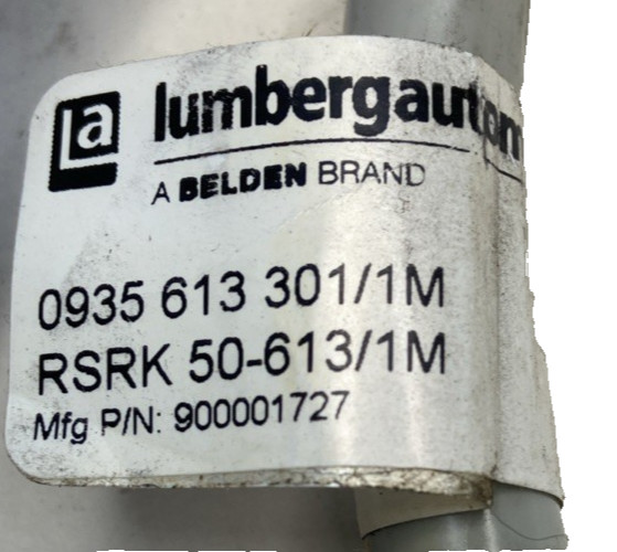 Lumberg Automation 0935 613 301/1M, 5Pin Cable RSRK 50-613/1M, 900001727