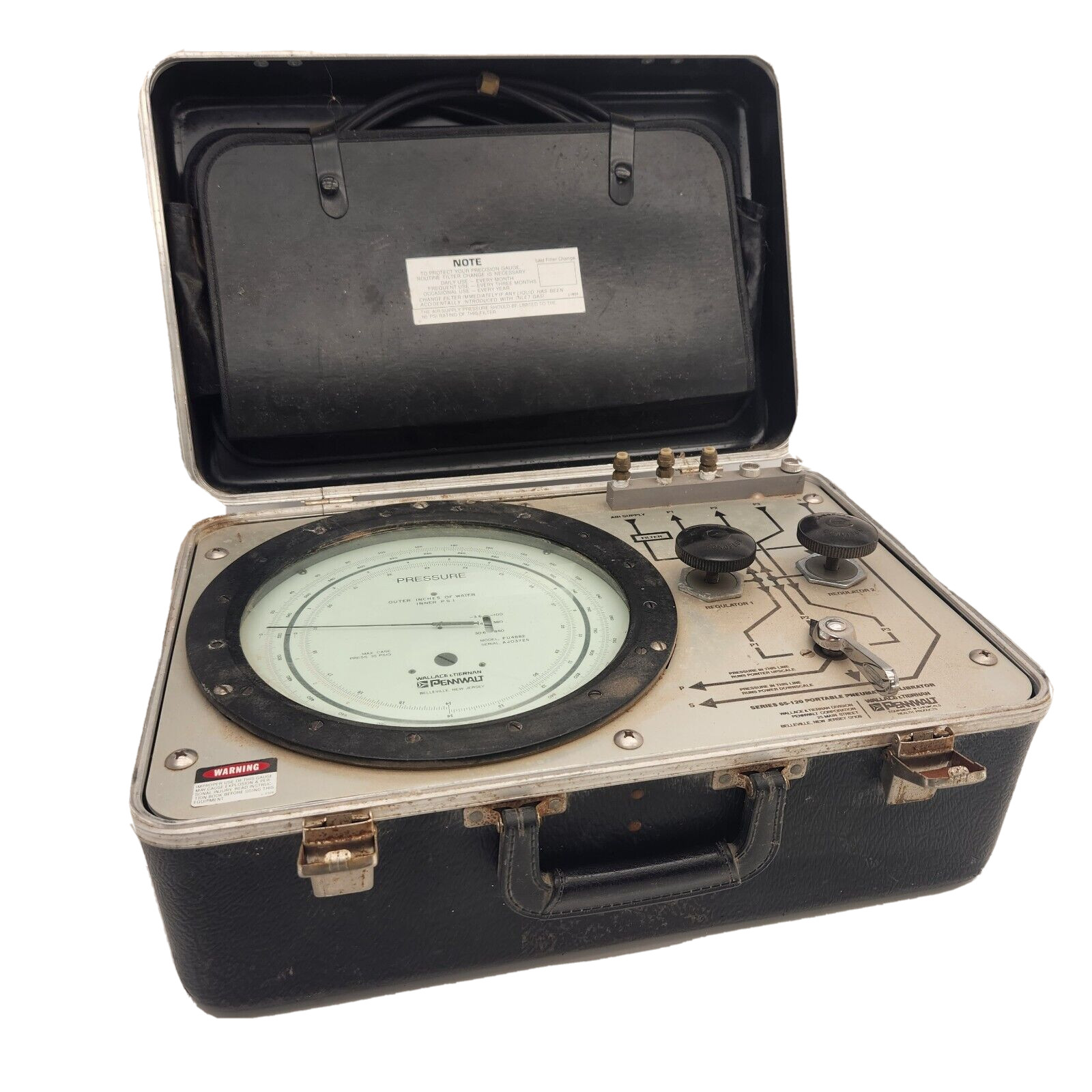 Pennwalt FU 4882 Portable Pneumatic Calibrator | Pre-Owned, Untested