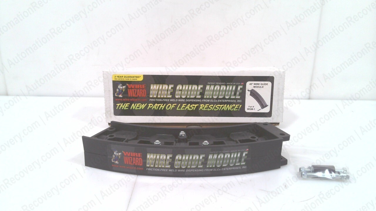 WIRE WIZARD WGM-1, GUIDE MODULE, 45 DEGREES, 2 INTERMEDIATE FASTENERS, N #329330