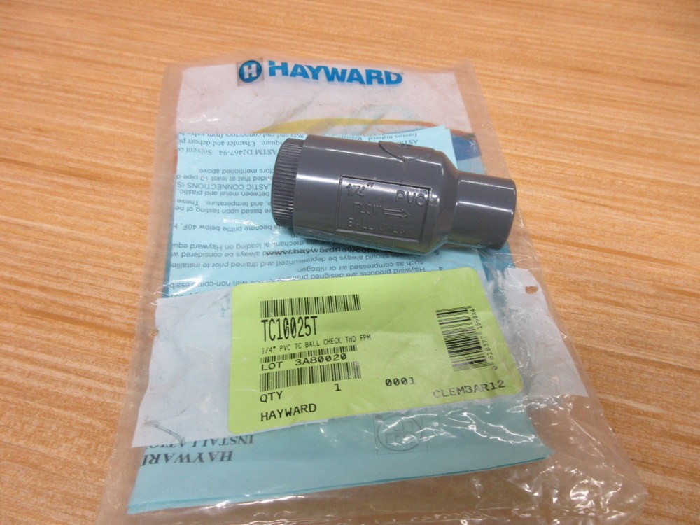 Hayward TC10025T 1/4″ Ball Check
