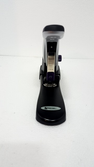 Stapler Heavy Duty Rexel Gray & Purple Model 2100922 20 To 120 Sheets