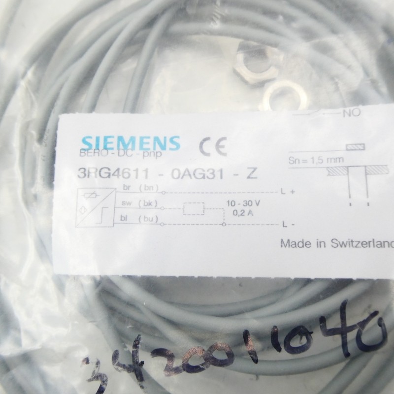 SIEMENS 3RG4611-0AG31-Z 10-30V 0.2A NSMP