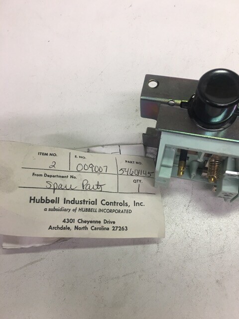 HUBBELL INDUSTRIAL CONTROLS INC. INSERT PBC/WPBC A-14601 54601145
