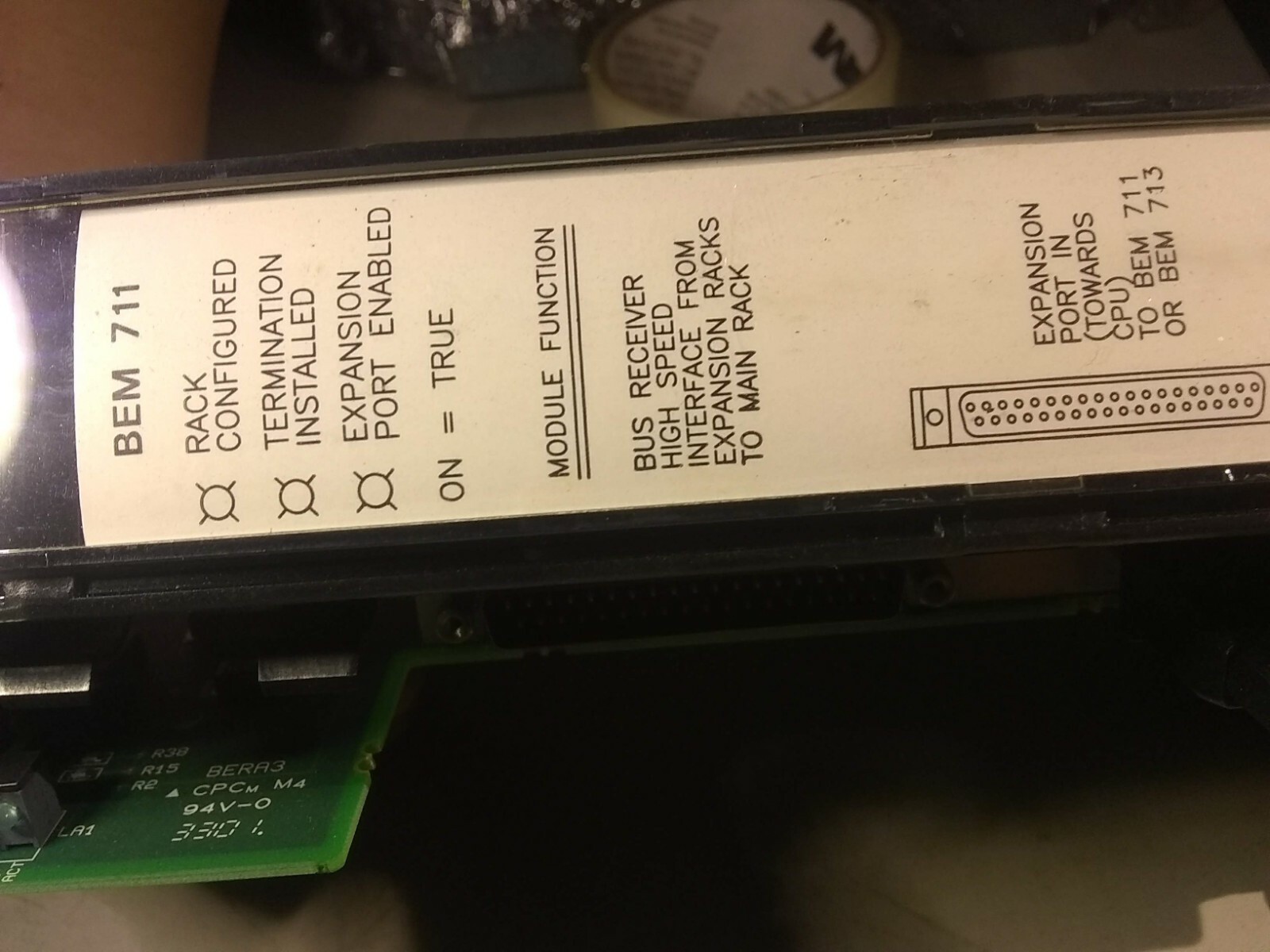 GE FANUC IC697BEM711 FM CL. I, DIV. 2 GP. A,B,C,D HAZ.