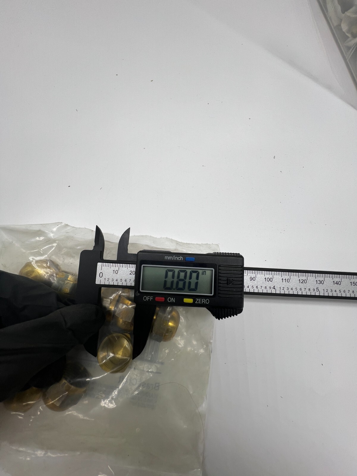 (QTY 30) Brasscraft 1/2″ Brass Forged Flare Cap 40–8