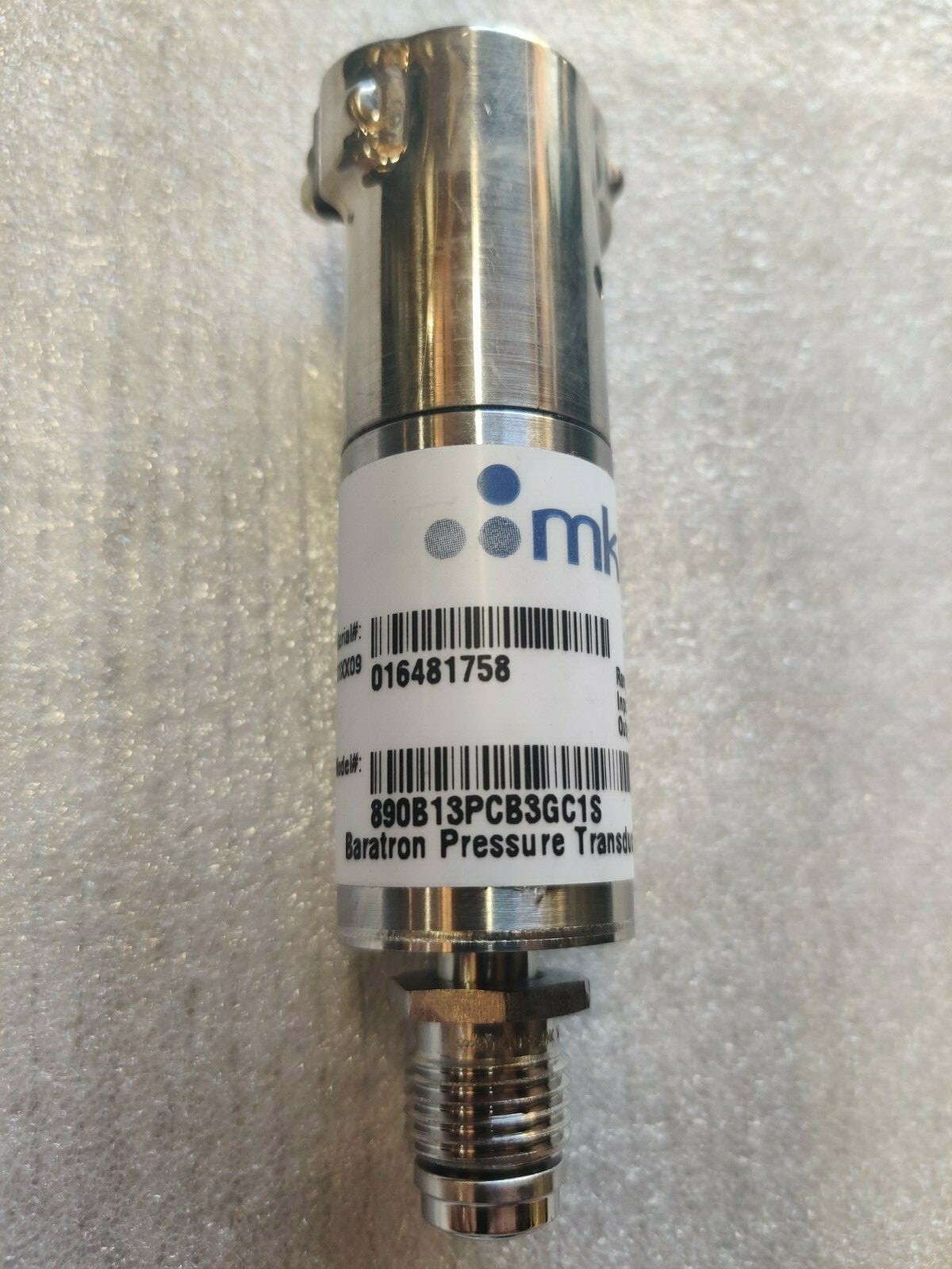 MKS Baratron Pressure Transducer 1000 PSIA, 890B13PCB3GC1S Same day shipping!!
