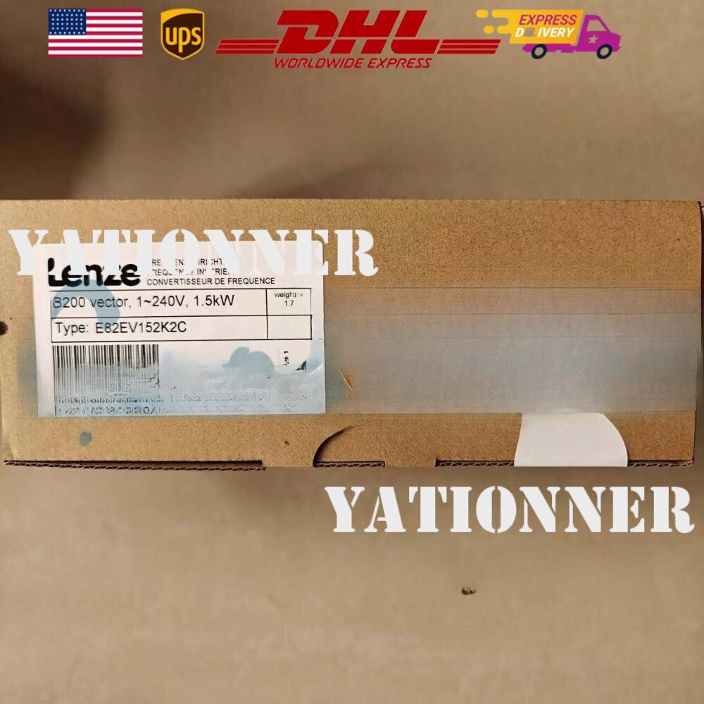US Free TAX 1PC NEW LENZE E82EV152K2C E82EV152K-2C LENZE FREQUENCY INVERTER