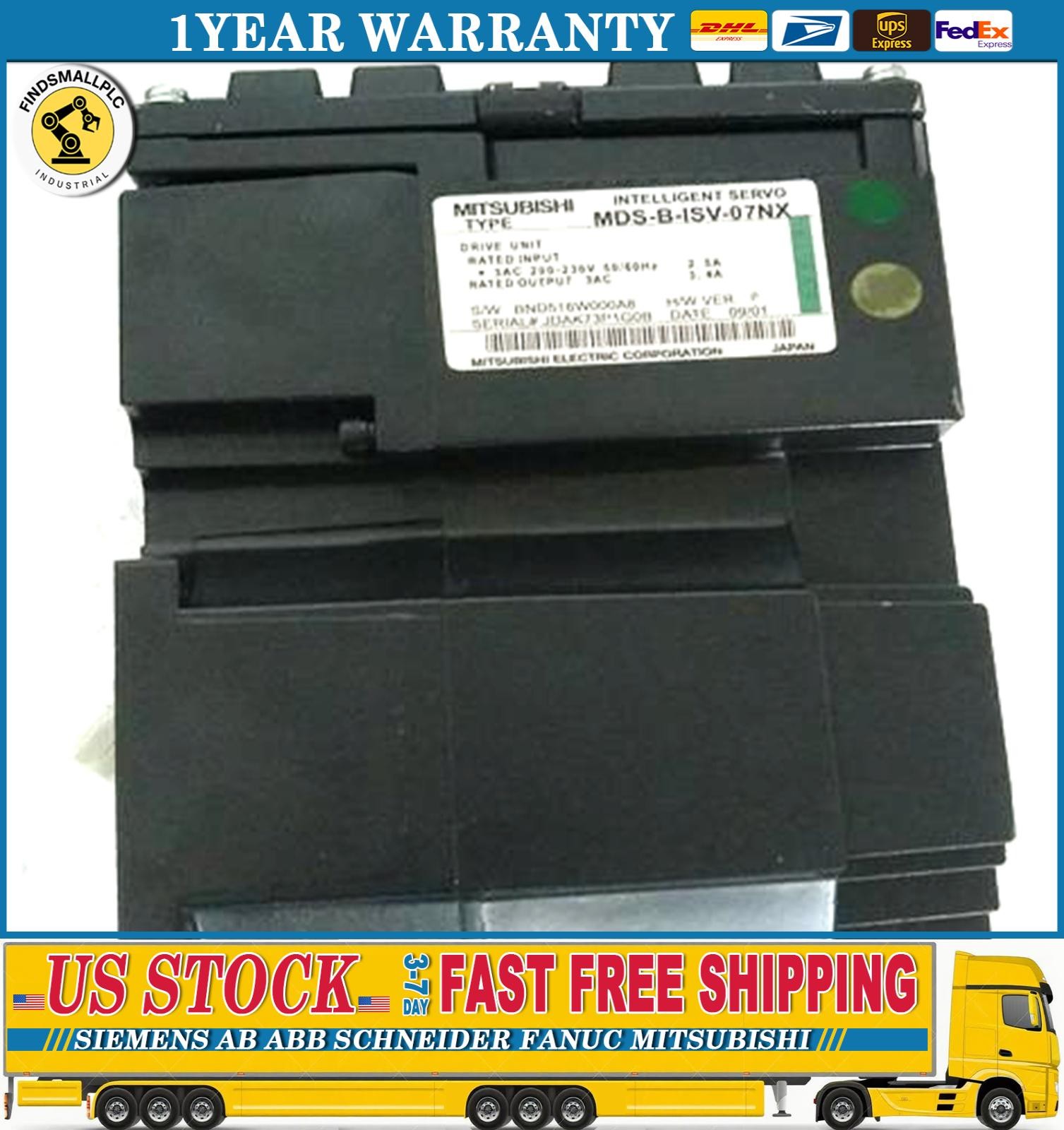 NEW MITSUBISHI MDS-B-ISV-07NX Servo Drive MDSBISV07NX