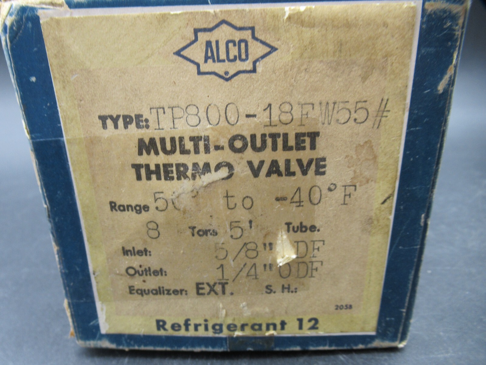 Alco XB1047-FW55-1B / TP800 18FW55 6A Multi Outlet Thermo Valve *NEW OLD STOCK*